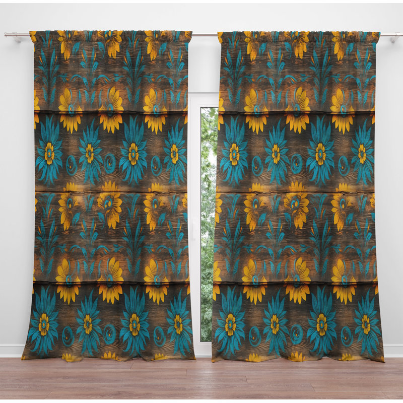 Luray Room Darkening Curtain Pair, 40" W x 61" L