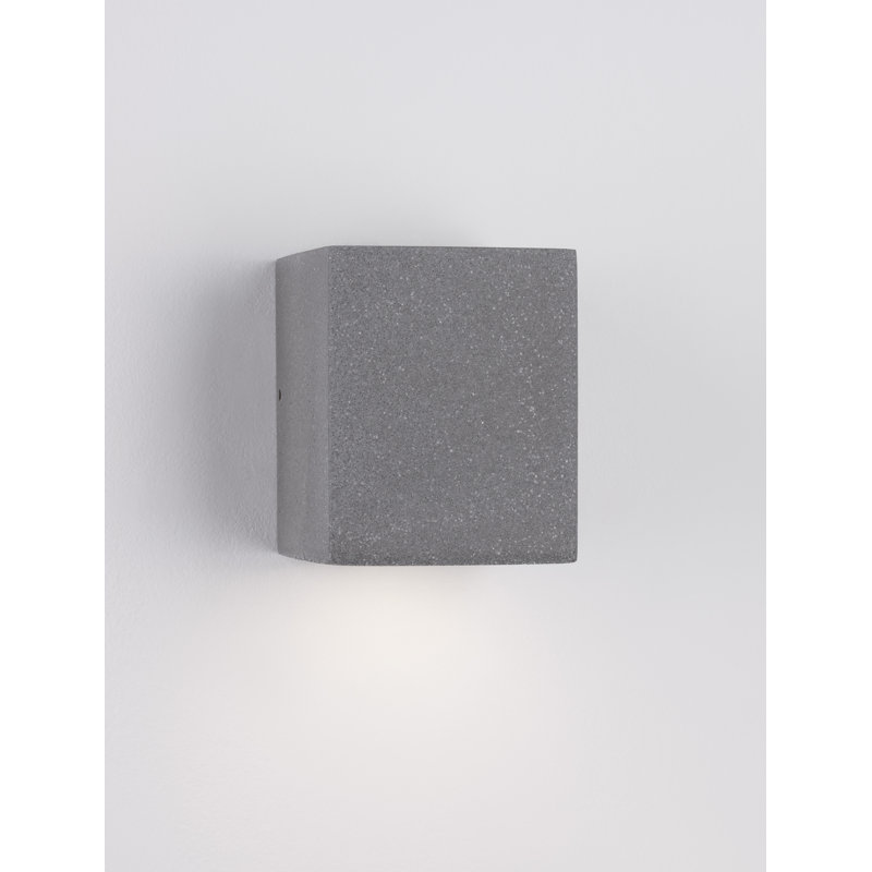 Grey Integrated LED Outdoor Flush Mount