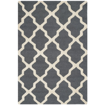 Darbonne Geometric Wool Hand Woven Area Rug