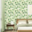 Papier peint adhésif tropical à feuilles tropicales - Vinyle autocollant imperméable amovible avec motif de jungle botanique