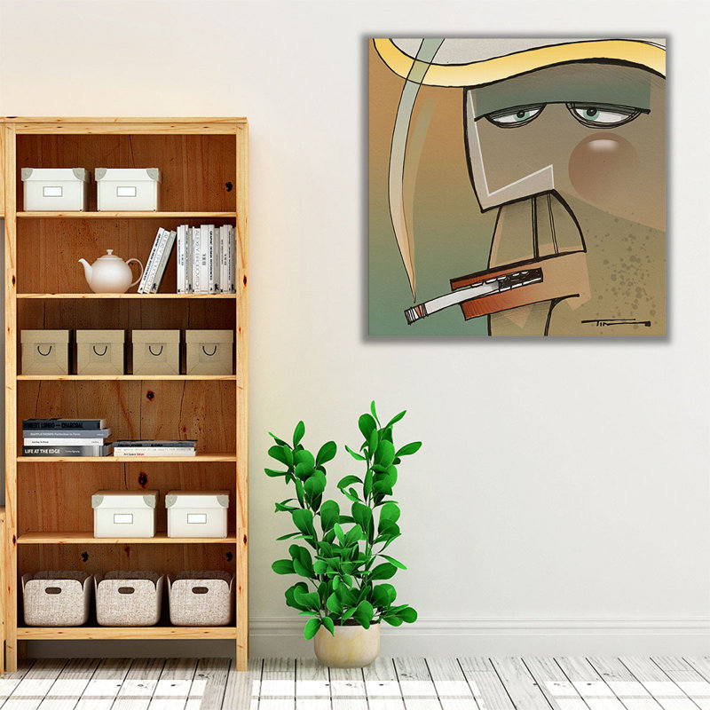 Carré carré - reproduction d'art sur toile, H 20 po x l 20 po
