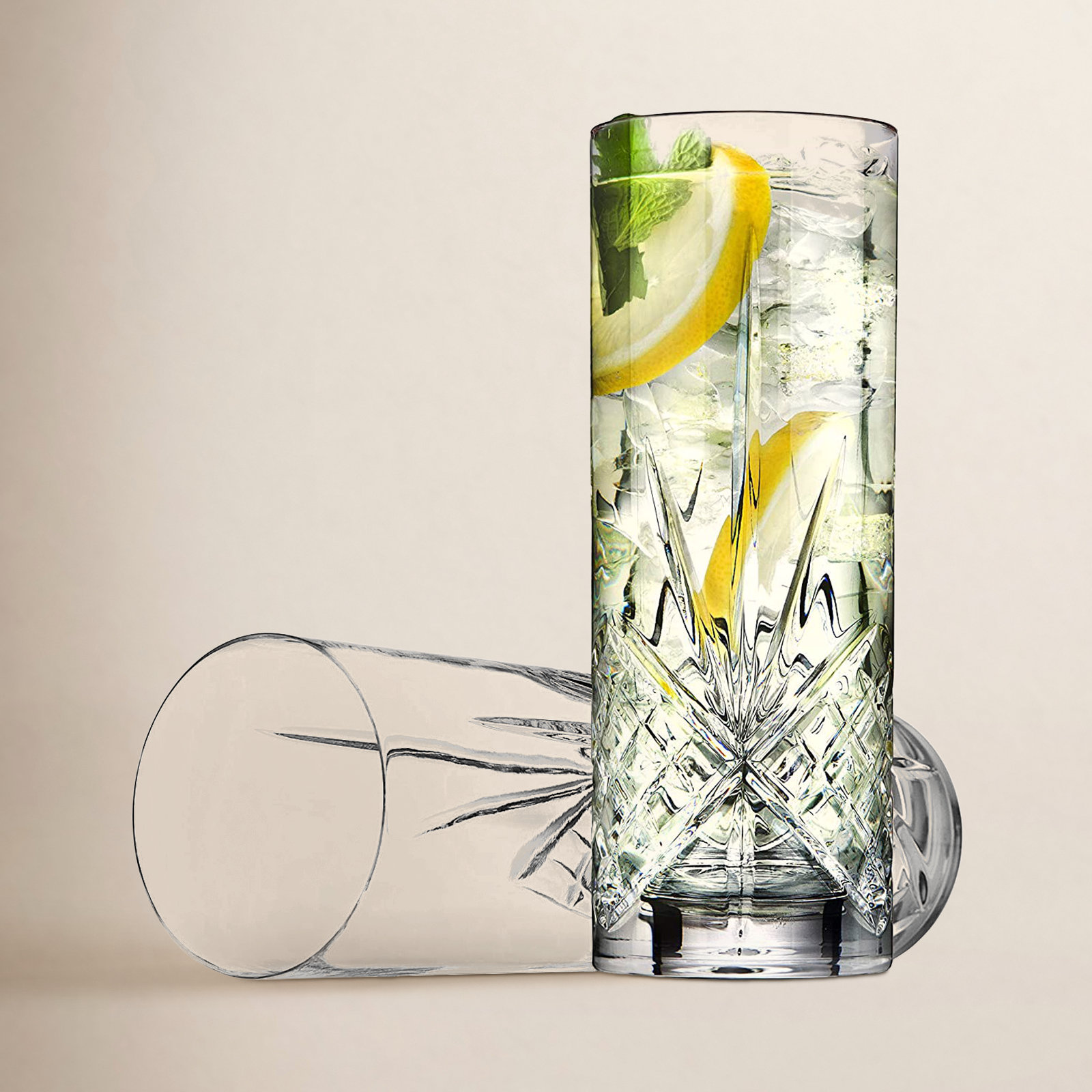 Dublin Crystal Highball Glass