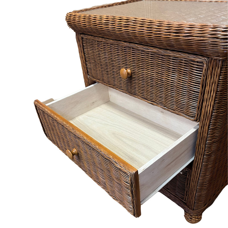 Commode 3 tiroirs Watkins, Brun