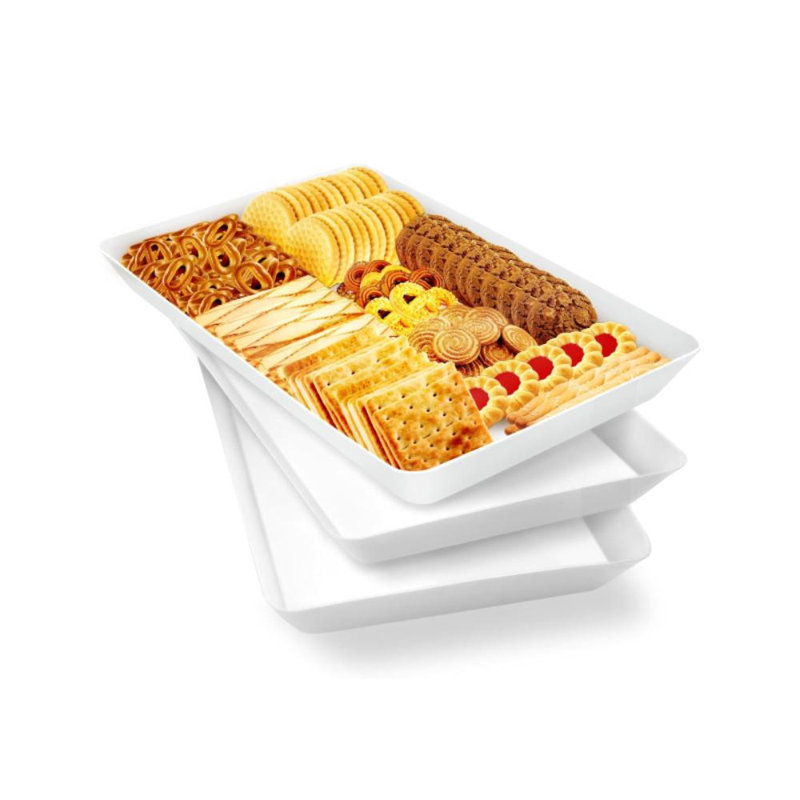 PLATEAUX DE RÉSEAU BLANC RÉUABLES ET PLASTIQUES
