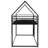House Bunk Bed with Built-in Ladder