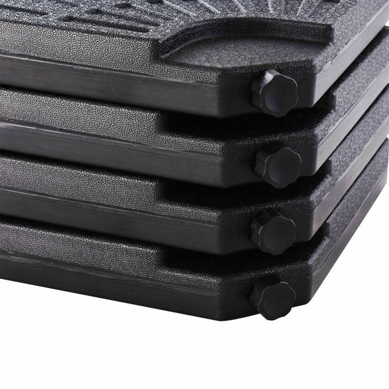 Base de parasol autoportante en plastique pour patio