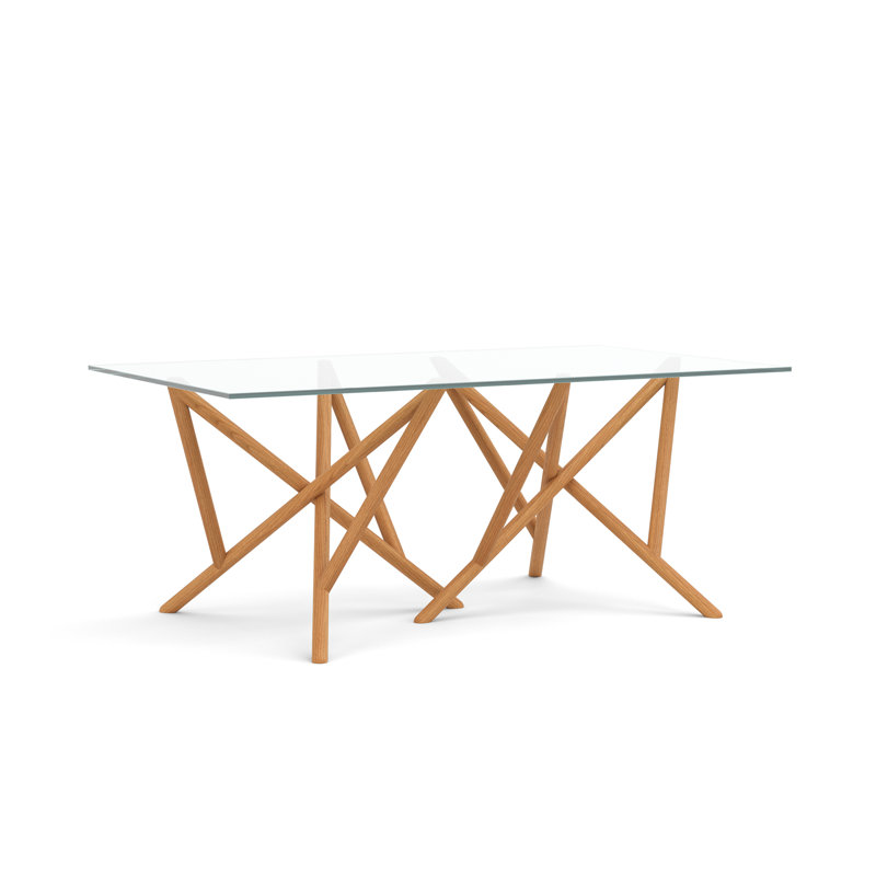 Table avec plateau Baton, Cerisier naturel
