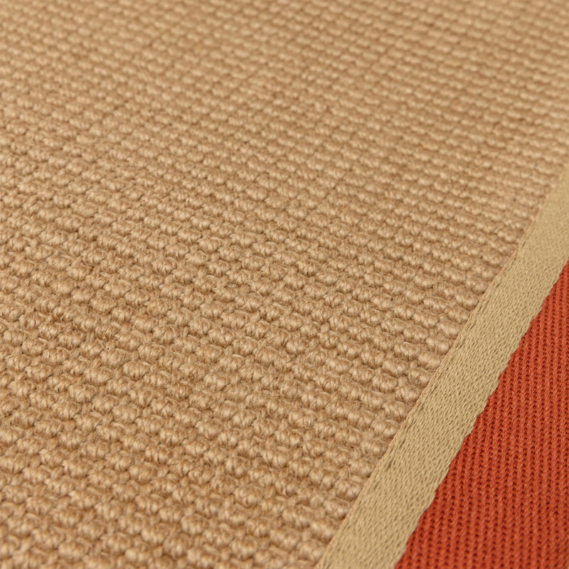 Stair Runner Sadina Boucle, Stair Runner 67 x 600 cm, Rust Linen