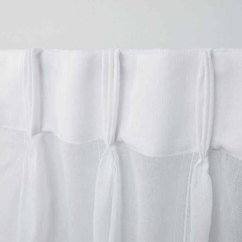 Cushing Sheer Curtain Pair, 27" x 108"
