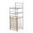 2-Shelf Steel Storage Shelf Unit with Hamper