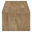 Table basse rustique en bois de manguier avec plateau relevable et table de salon fonctionnelle avec rangement