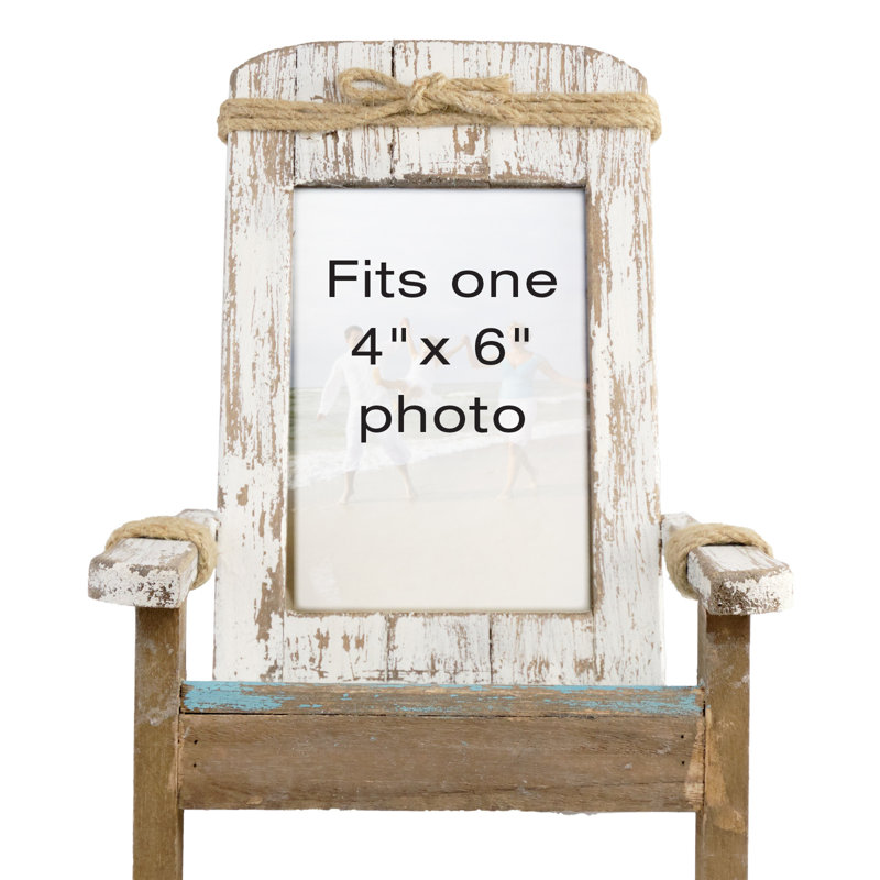 Partingt Wood Beveled Picture Frame with Mat