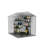 Ensemble de tablettes de rangement Keter, ensemble de rangement renforcé en acier de 40 po avec supports robustes et rails, noir
