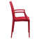 Mace Stackable Plastic Dining Armchair with Weave Design
