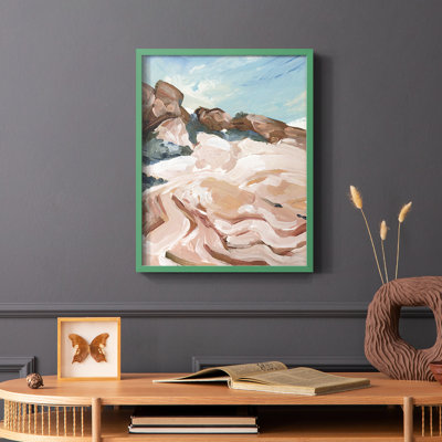 Impasto Plateau I, reproduction encadrée - bois massif