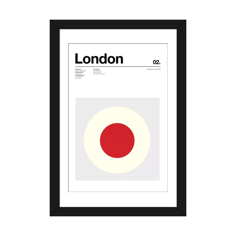 « london », impression sur toile, H 26 po x l 18 po x P 1,5 po, Toile tendue, Blanc