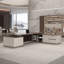Bureau de direction en L 94,49 "simple et moderne-130149700