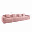 Canapé modulaire sans os, canapé modulaire Cloud avec assise profonde, canapé modulaire moderne avec coussins décoratifs, tissu en velours côtelé-1144963251