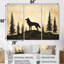 Forêt loup, gardien de la forêt II - ensemble d'art mural loup-1381201037-1381201024-1381201081