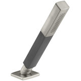 Shift 2.0 GPM Square with Gray Handle Wide Handheld Shower Head