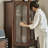 French style retro solid wood bookcase
