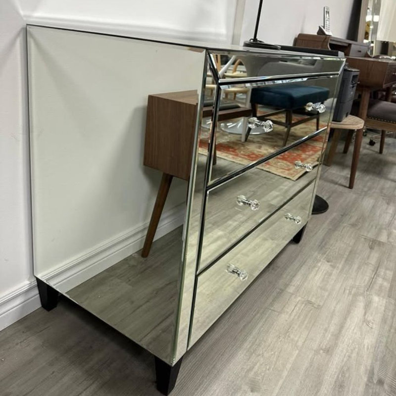Commode à miroir 3 tiroirs Jaidlyn