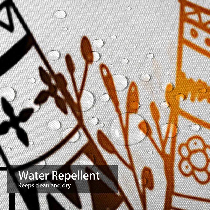 Rideau de douche Boho Tribal, L 72 po x l 78 po