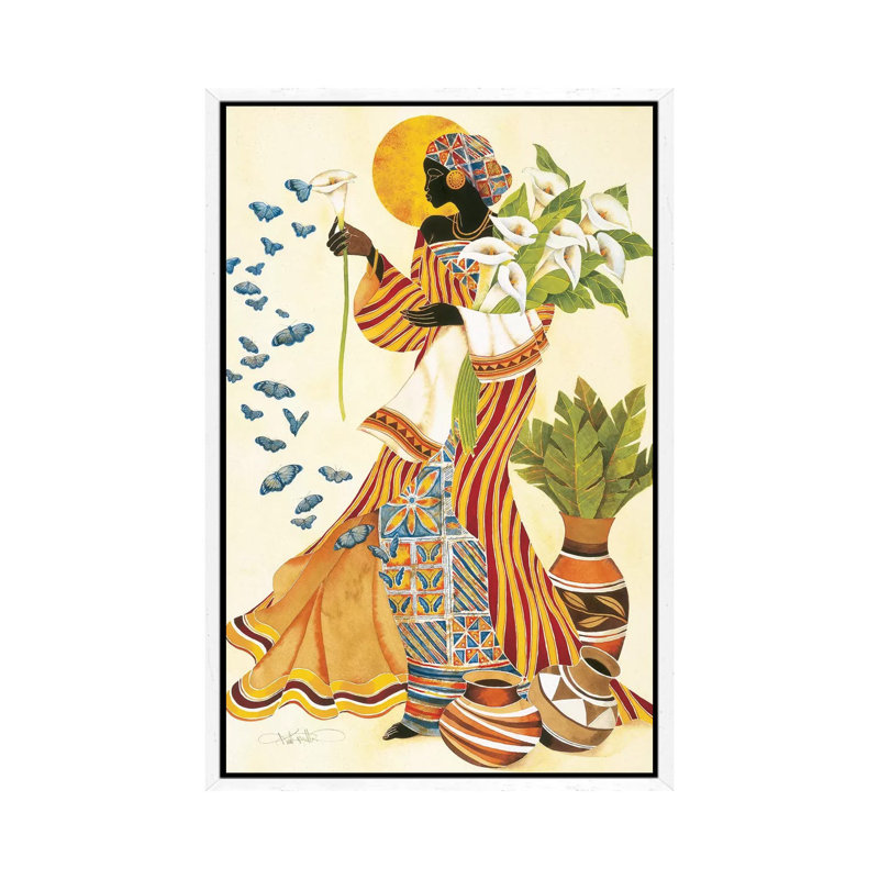 Soul's Awakening by Keith Mallett - Painting on Canvas, White Framed Canvas, 101.6 cm H x 66.04 cm W