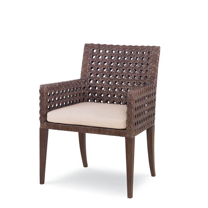 Curate Upholstered Arm Chair, Mink Gray