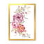 Bouquet de fleurs roses et mauves III - reproduction d'art sur toile-59624215-59624229