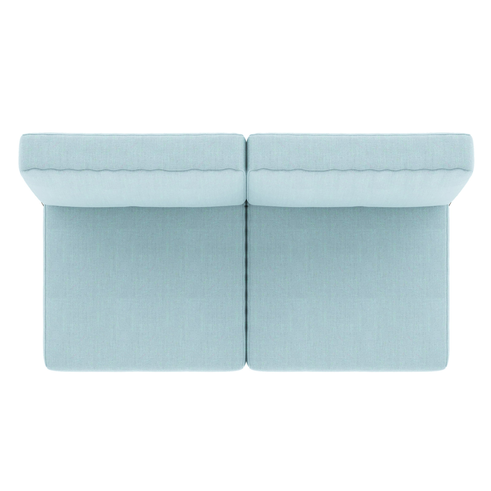24" Sunbrella® Loveseat Seat and Back Cushion, Sunbrella Bliss Dew