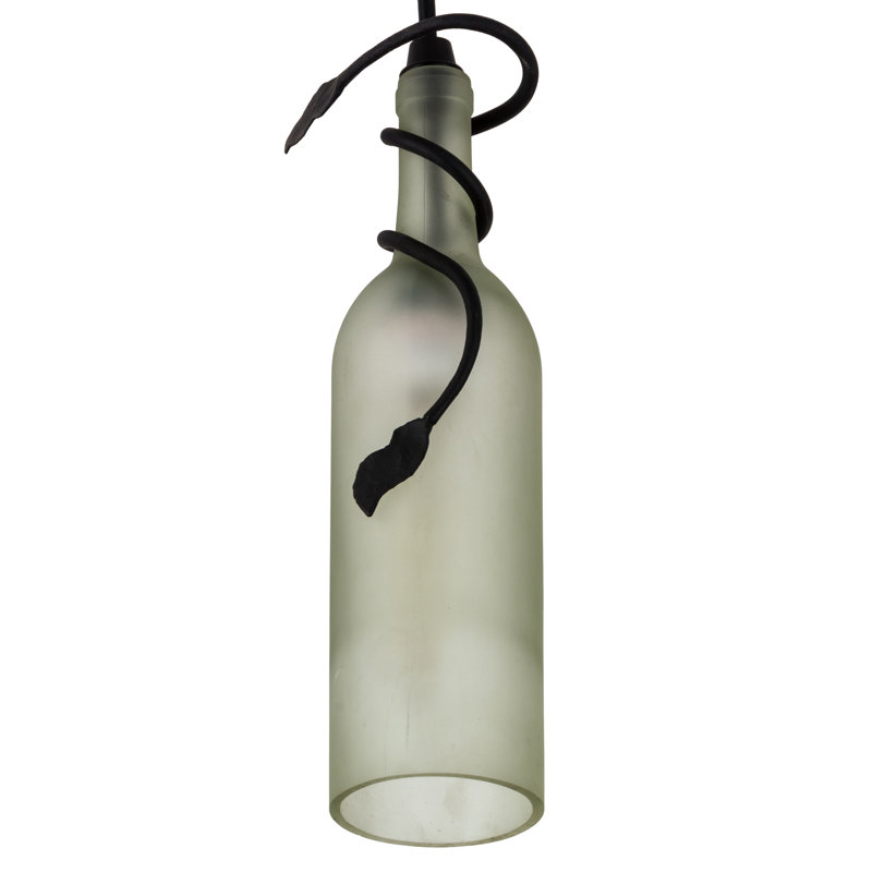 Greenbriar Oak 1 - Light Pendant, Frosted White, 84" H x 2" W x 2" D