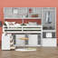 Lit mezzanine avec tiroirs Jeycob Kids-1053328535-1053328534