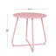 Table d'appoint d'extérieur en fer rose | Idée de cadeau-488351605