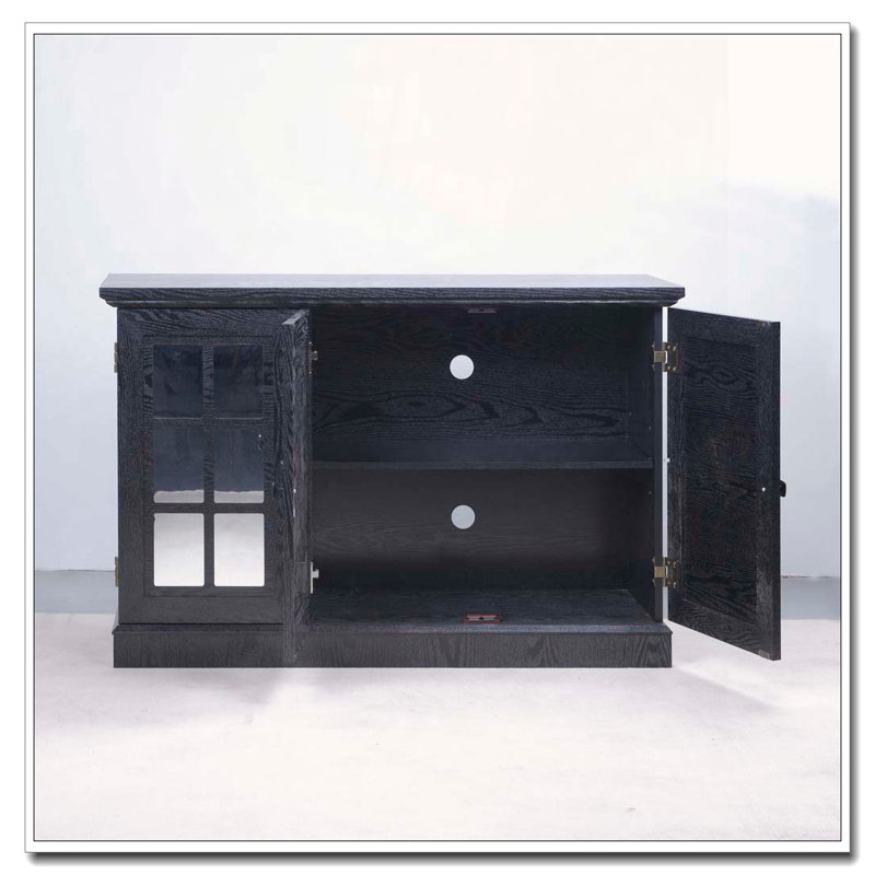 45" W Storage cabinet, Black