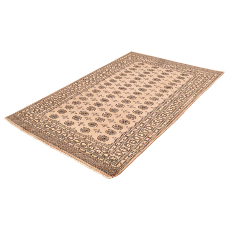 Tapis taupe 6 pi 7 po x 10 pi 3 po Finha Peshawar Bokhara