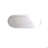 Special-Shaped Freestanding Slipper Bathtub: Gloss White Finish, Chrome Overflow & Pop-Up Drain
