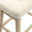 Tabouret de bar à hauteur de comptoir de 24 pouces en bois sans dossier à assise large et confortable pour îlot de cuisine-1985239296