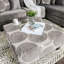 Repose-pieds carré surdimensionné de style transitionnel-1274400308