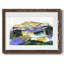 Silent Mountain I, reproduction d'art encadrée-658441348-658441347