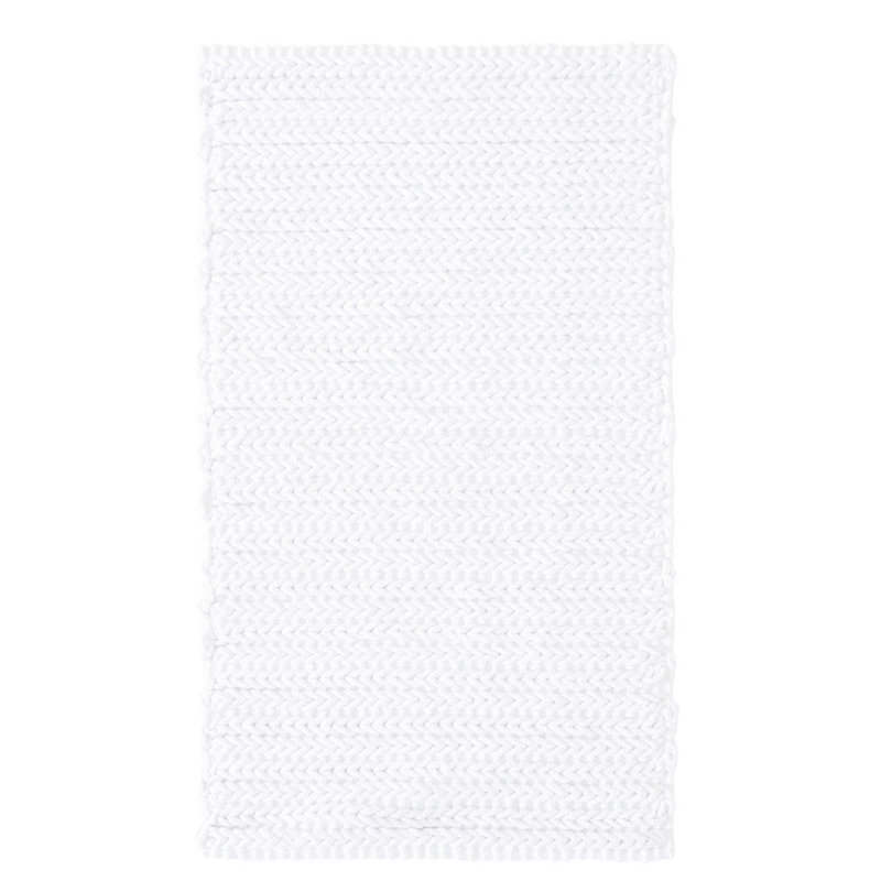 Non-Slip Bath Rug, White, 24"W x 40"L