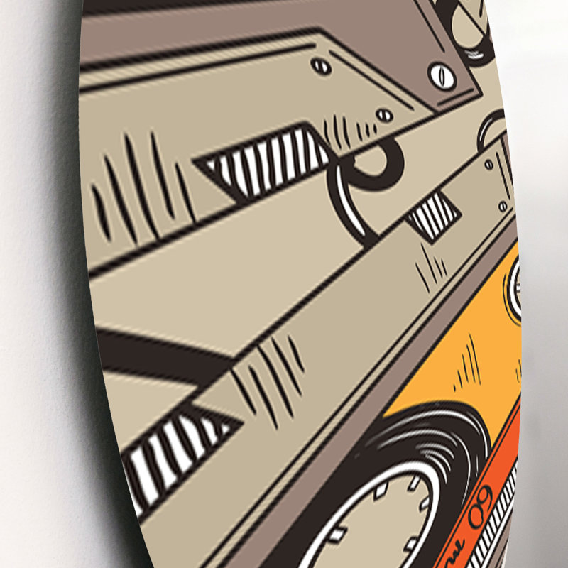 Abstract Wall Decor on Metal