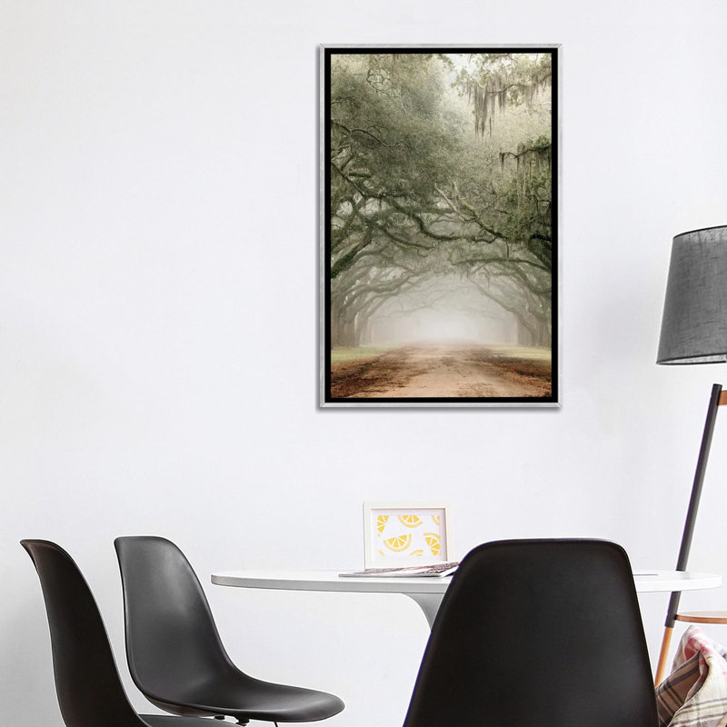 Plantation Drive, Silver Floater Framed Canvas, 40" H x 26" W x 1.5" D