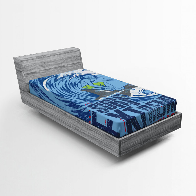 Drap-housse Surfer and Shark, Drap-housse simple TG