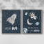 «Cow in Space I», reproduction encadrée de qualité supérieure - prête à être accrochée - aucun clou requis - aucun clou requis-810840021-810840027