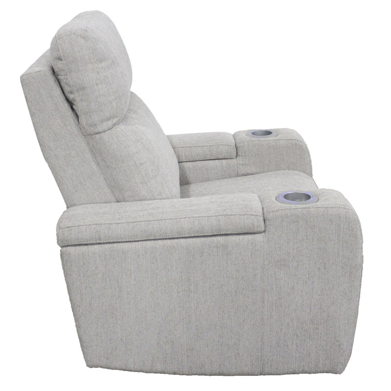 Ensemble de deux fauteuils inclinables électriques