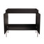 Meuble-lavabo sur pied 36 po, armoire de rangement avec portes à fermeture douce - excluant l'évier