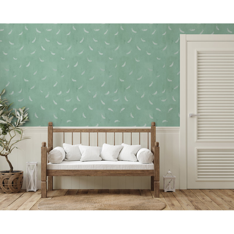 Rouleau de papier peint L 33 pi x l 20,5 po Paule Marrot, Vert