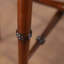 Ensemble table haute avec dessus en cuir