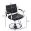 Fauteuil de massage rembourré avec pompe hydraulique pivotante à 360 °